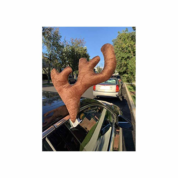Red Co. Reindeer Antlers Car or Truck Christmas Kit, Extra Large, Extra Sturdy, 17"
