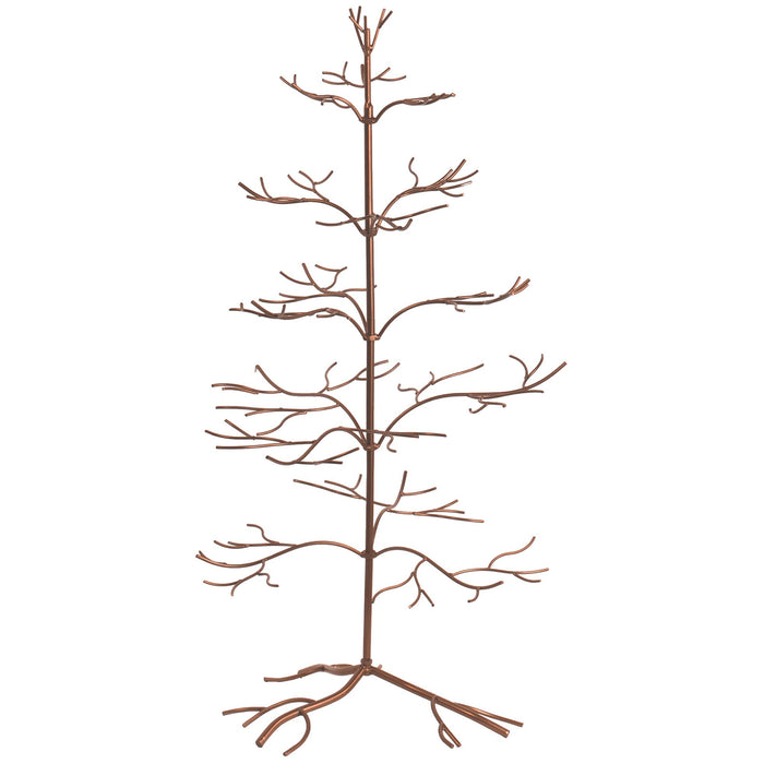 Red Co. Ornament Tree Christmas Décor/Jewelry and Accessory Display in Copper Finish - 36" h