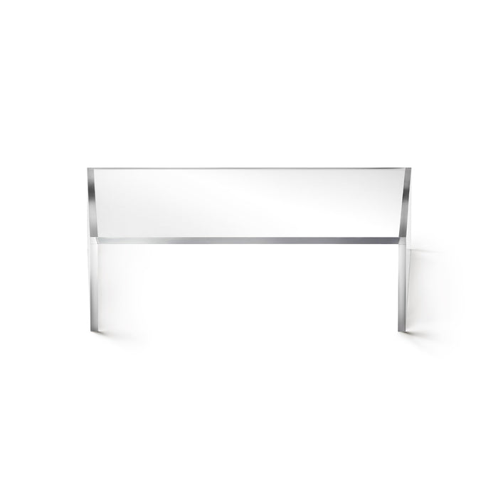 Red Co. Set of 3 Modern Clear Acrylic Desktop Computer Monitor Stands with Adjustable Length & Angle, 14.7” x 9” x 4”