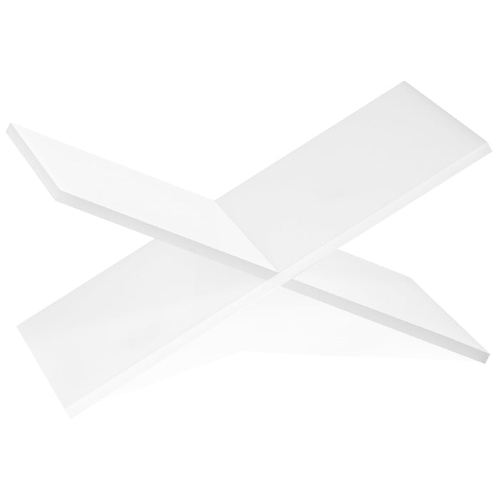 Red Co. Acrylic Book Holder 2 Piece Reading Stand for Open and Closed Books, Magazines, Textbooks 6" x 11" x 6"