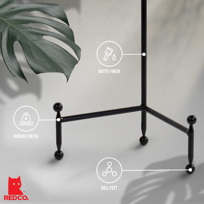 Red Co. Decorative Tripod Plate Stand and Art Holder Easel