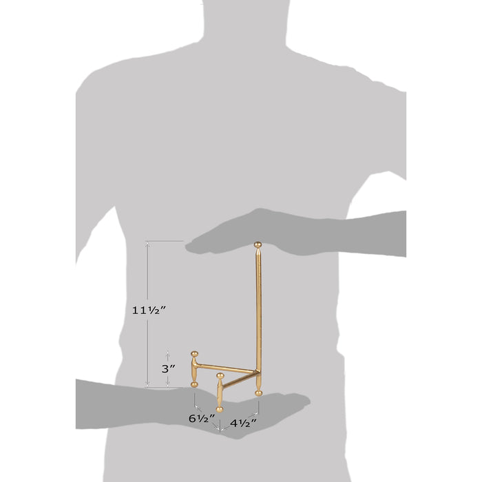 Red Co. Decorative Tripod Plate Stand and Art Holder Easel