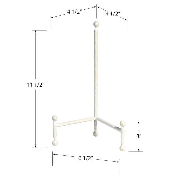 Red Co. Decorative Tripod Plate Stand and Art Holder Easel