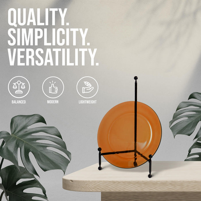 Red Co. Decorative Tripod Plate Stand and Art Holder Easel