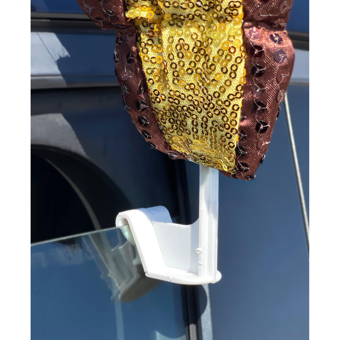 Red Co. 16.5” Sequined Reindeer Antlers & Nose Christmas Car Kit Products