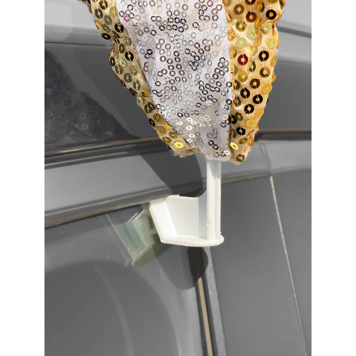 Red Co. 16.5” Sequined Reindeer Antlers & Nose Christmas Car Kit Products