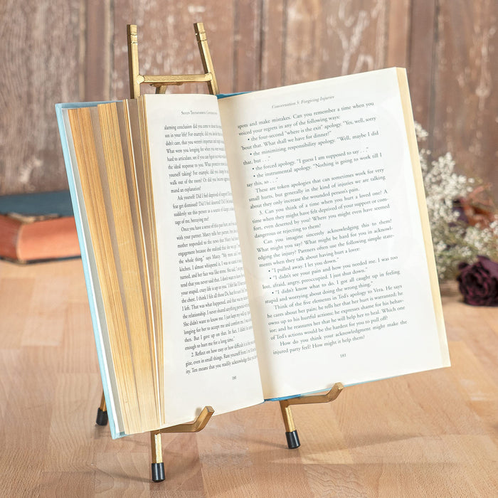 Red Co. Modern Metal Tripod Plate Stand and Art Holder Easel