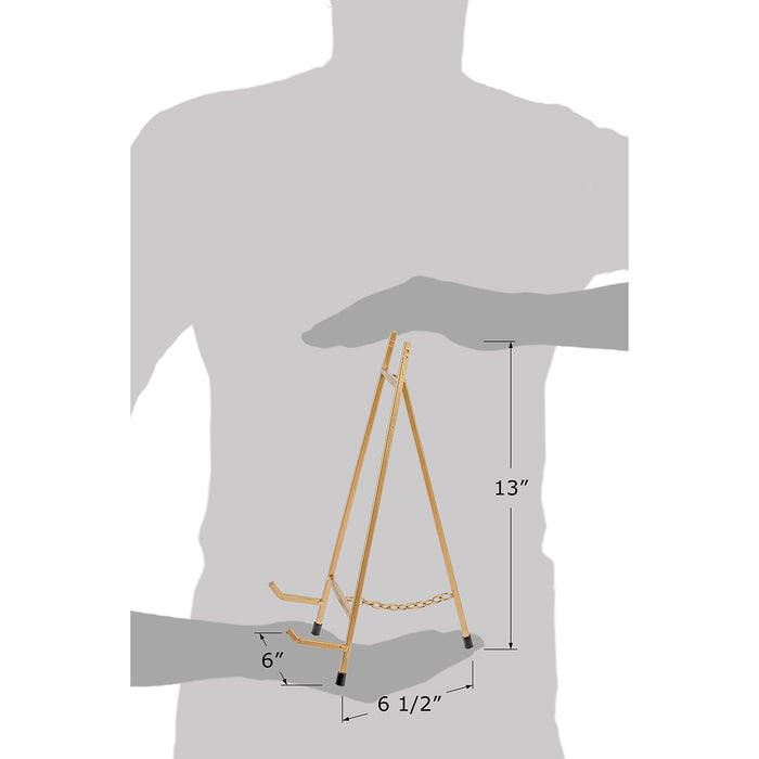 Red Co. Modern Metal Tripod Plate Stand and Art Holder Easel