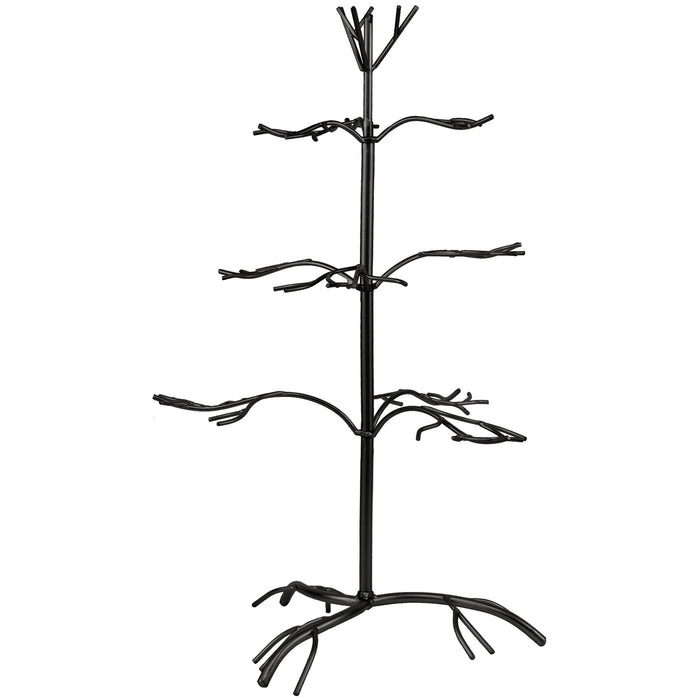 Red Co. Ornament Tree Christmas Décor Jewelry and Accessory Display in Black Finish - 25" h