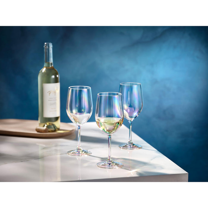 Red Co. Set of 6 Classic Clear Acrylic 12 Fl Oz Outdoor Wine Goblets