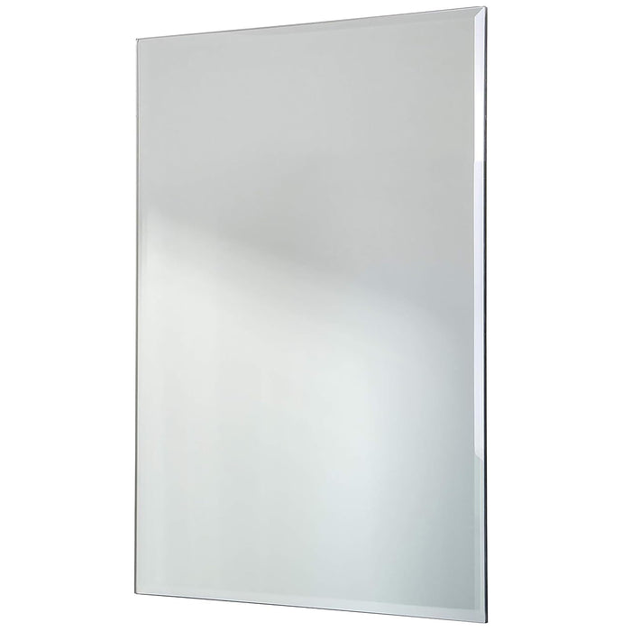 Red Co. Large Decorative Frameless Beveled Edge Wall Hanging Mirror, Rectangular
