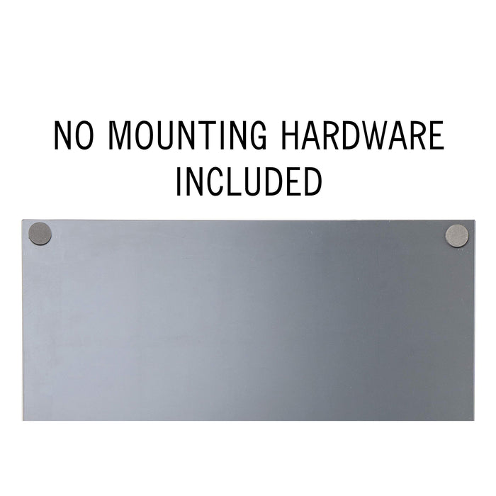 Red Co. Large Decorative Frameless Beveled Edge Wall Hanging Mirror, Rectangular