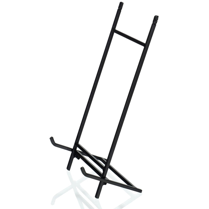Red Co. 12” Tall Decorative Modern Metal Plate Stand and Art Holder Easel in Black Finish