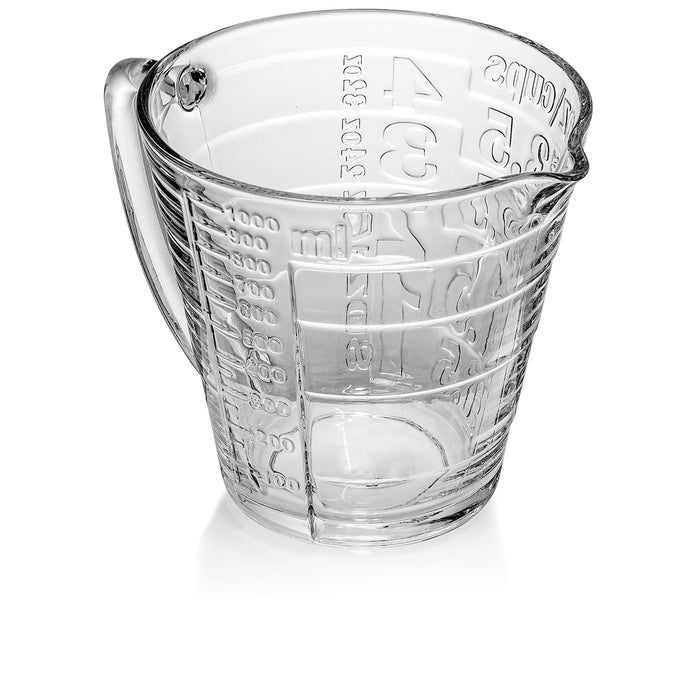Premium Quality Glass Measuring Cup With Large Handle - 32 Ounce(1000ml.)