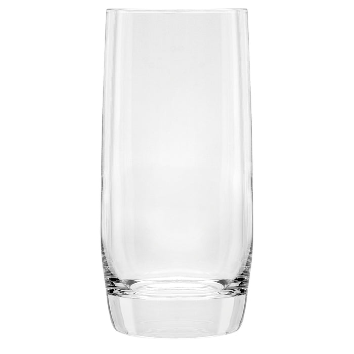 Red Co. Tall Highball Clear Drinking Glass Set of 6 for Water, Juice, Beer, Wine, and Cocktails 11.8oz