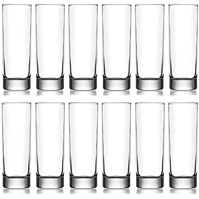 Collins Slim Water Beverage Glasses, 10 Ounce - Set of 12